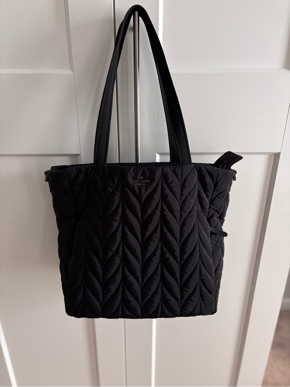 Kate Spade Black Quilted Diaper Bag